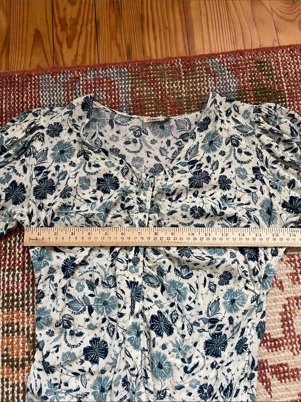 Faherty Sorrento Dreamer Floral Button Front Maxi Dress Size Small Boho Coastal - Picture 8 of 10